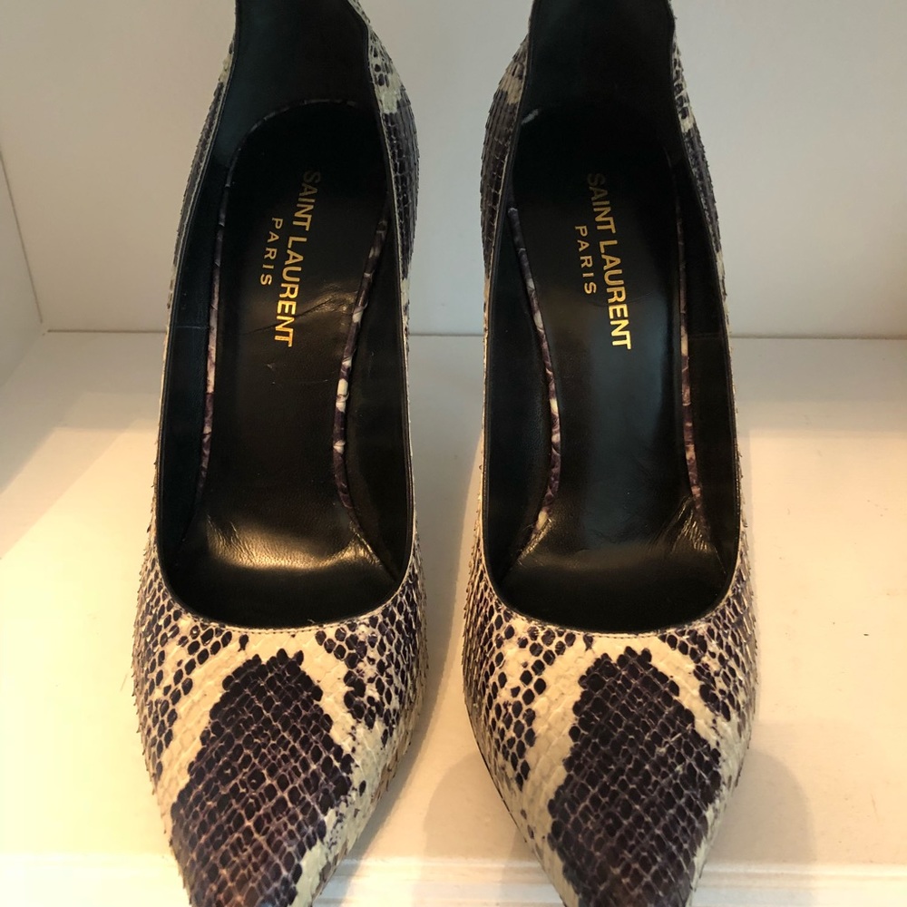 Saint Laurent snakeskin heels - Picture 3 of 6